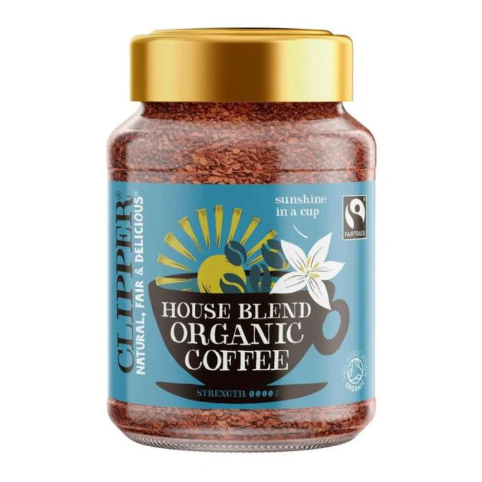 Clipper House Blend Organic Coffee 6 x 100g