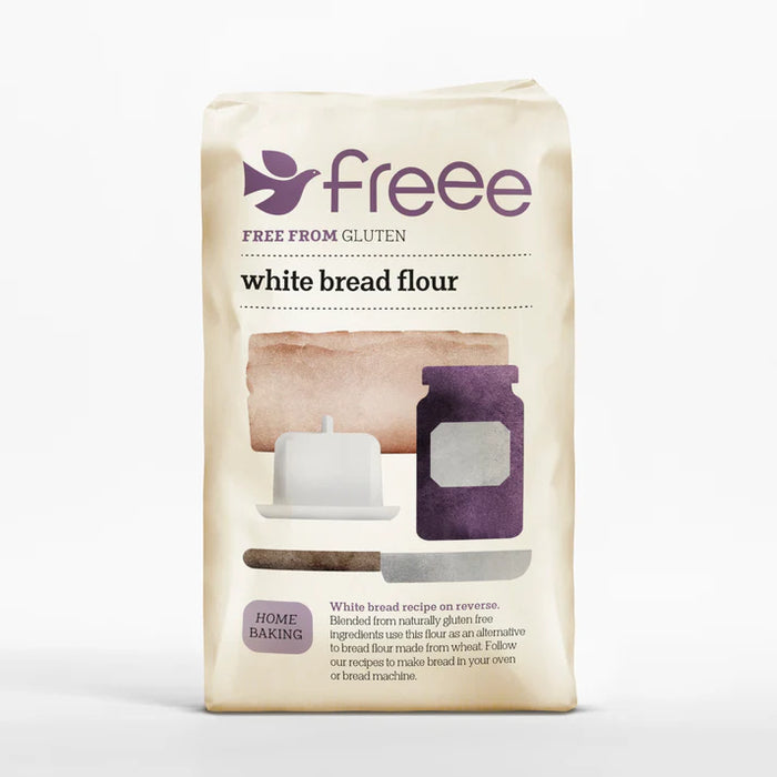 Doves Farm Gluten Free White Bread Flour 5 x 1kg