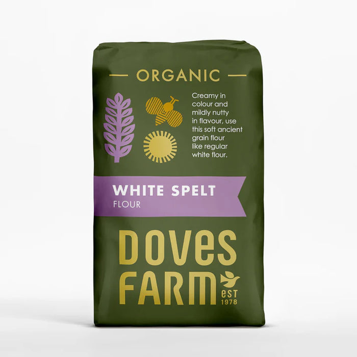 Doves Farm Organic White gespeld meel 5 x 1 kg