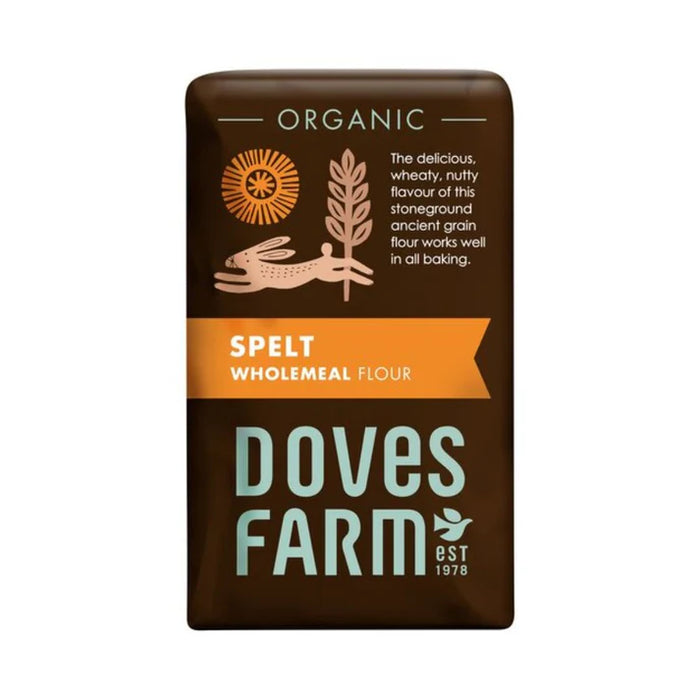 Doves Farm Organic orthographié Farine complète 5 x 1kg