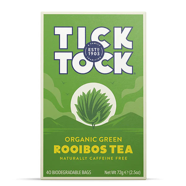 Tick ​​Tock Bio Green Rooibos Tee 40 Taschen x 4