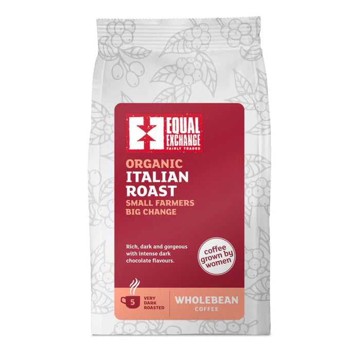 Equal Exchange Organic Italian Roast Beans 8 x 227g