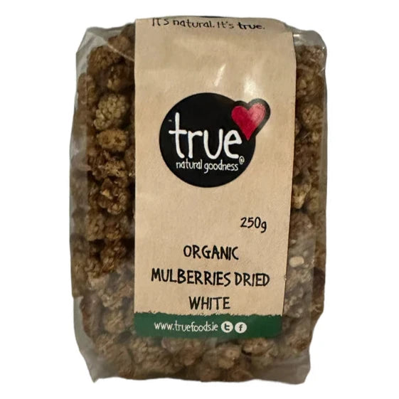 Organic Mulberries Dried White 250g