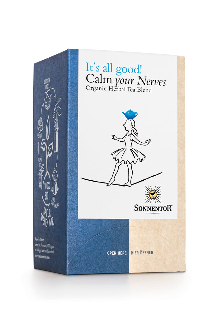 Sonnentor Organic Calm your Nerves Tea 6 x 18 Bags