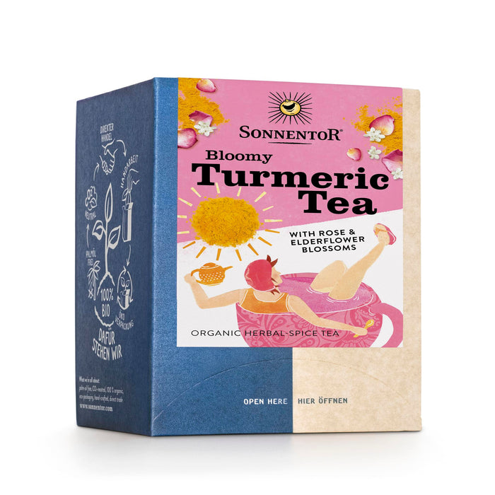 Sonnentor Organic Bloomy Turmeric Tea 6 x 18 Bags