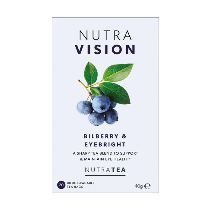 Nutratea Nutra Vision Bilberry & Eyebright Tea 20 Bags