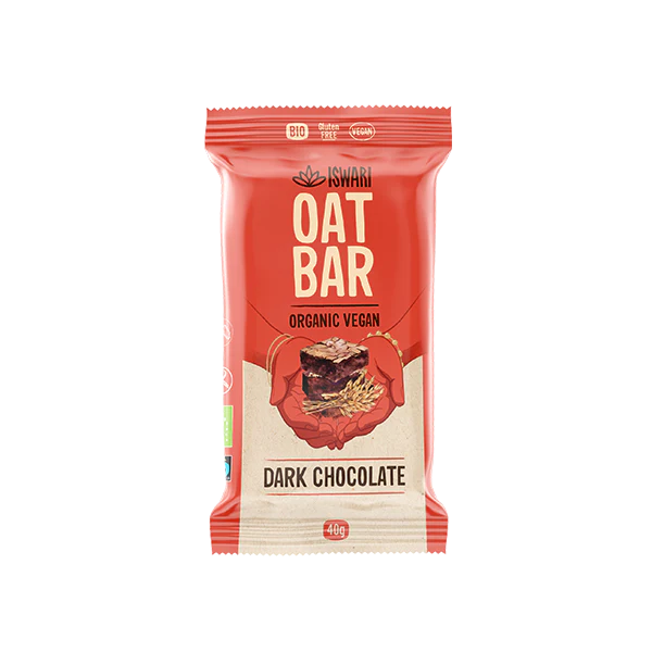 Iswari Dark Chocolate Oat Bar 18 x 40g