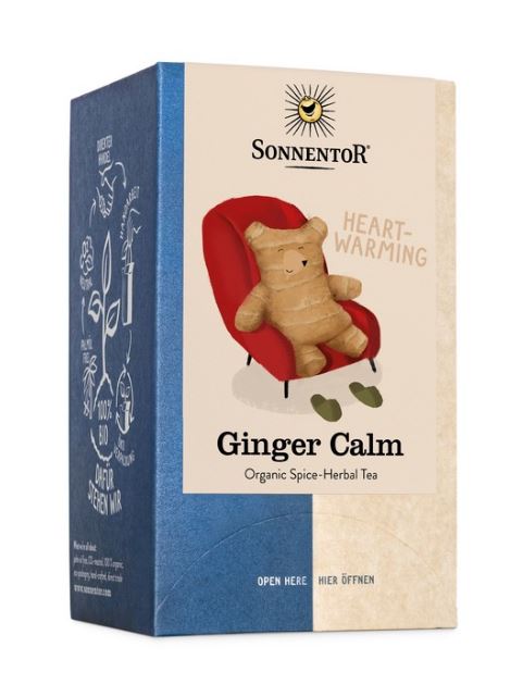 Sonnentor Organic Ginger Calm Tea 6 x 18 Bags