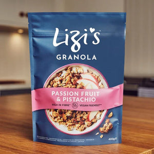 Lizi's Passion Fruit & Pistachio Granola 10 x 400g