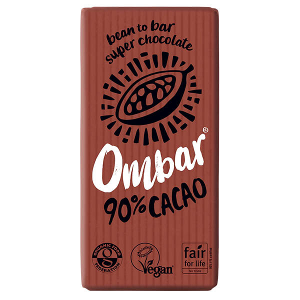 Ombar 90% CACAO -chocoladereep 10 x 35 g