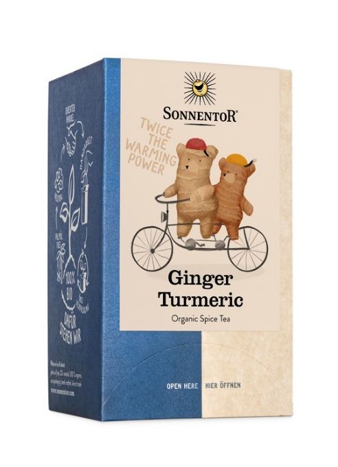 Sonnentor Organic Ginger Turmeric Tea 6 x 18 Bags