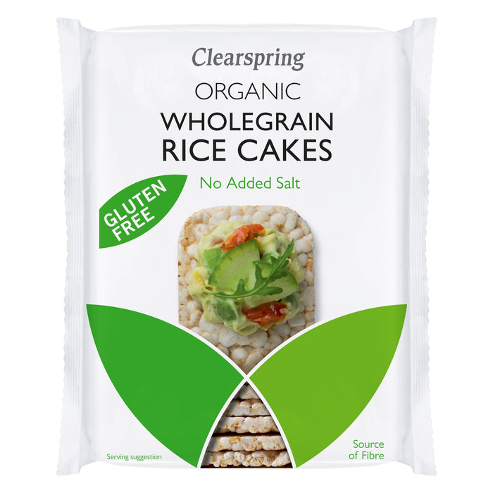 Clearspring Plain Wholegrain Rice Cakes 12 x 130g