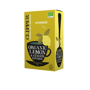 Lemon & Ginger Teabags (Org) 10782A Default Title / Case-6x20Bags