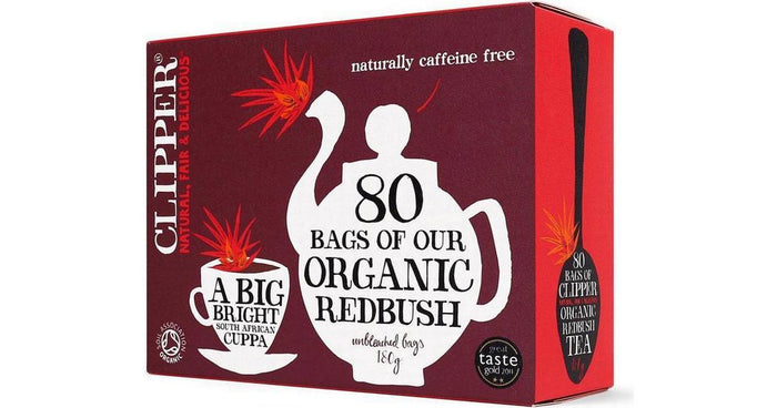 Clipper Organic Redbush Rooibos 80 Bags x 6