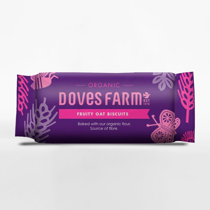 Doves Farm Fruity Hafer Kekse 12 x 200g