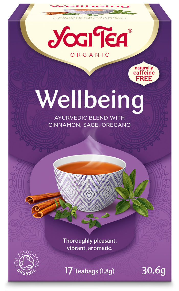 Yogi Tea Wellbeing Teabags 17 Bags x 6