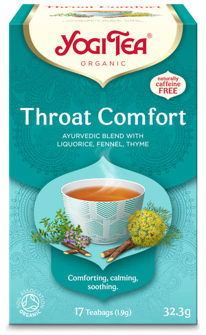 Yogi Throat Comfort Teabags (Org) 12169A Default Title / 6x17Bags