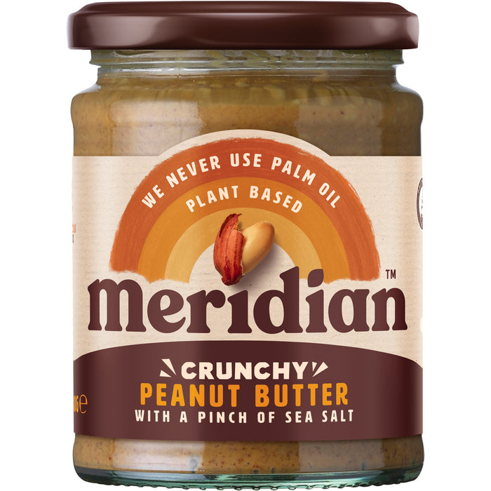 Meridian Crunchy Peanut Butter With Salt 6 x 280g