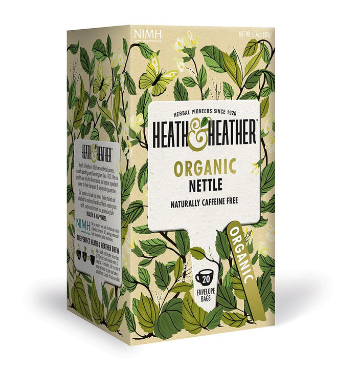 Heath & Heather Organic Nettle Tea 20 Bags x 6