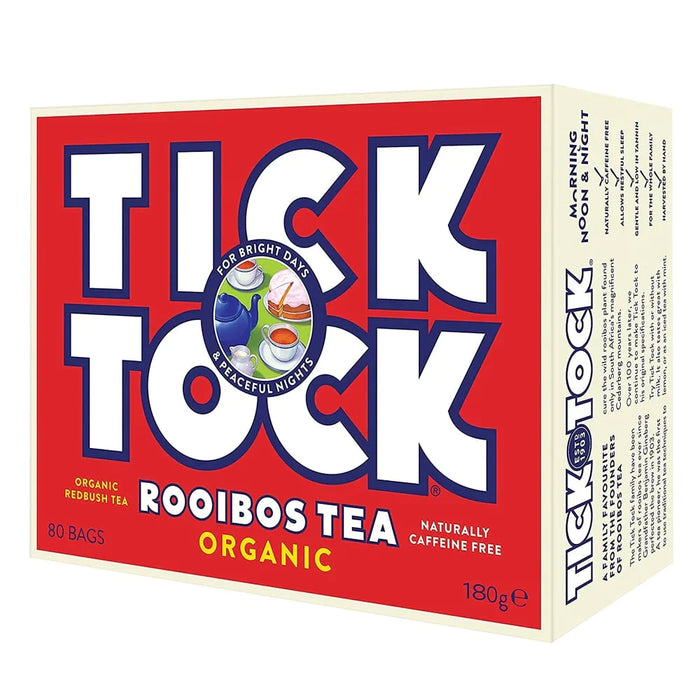 Tick ​​Tock Organic Rooibos 80 Bags x 4