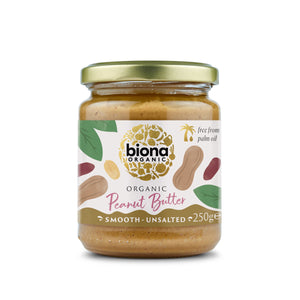 Peanut Butter Smooth No Salt (Org) 14091A Default Title / 6x250g