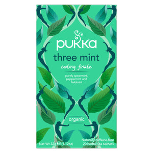 Three Mint Tea (Org) 17586A Default Title / 4x20Bags