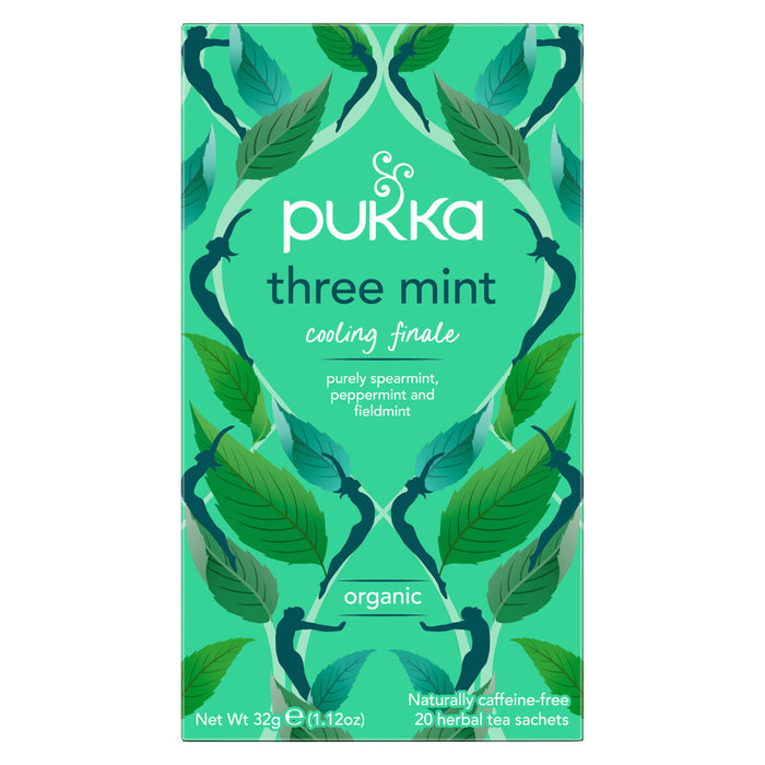 Pukka Three Mint Tea 20 sacs x 4