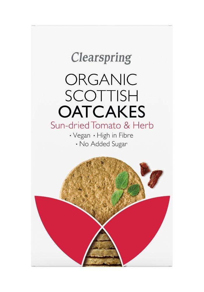 Clearspring Sun-dried Tomato & Herb Oatcakes 15 x 200g