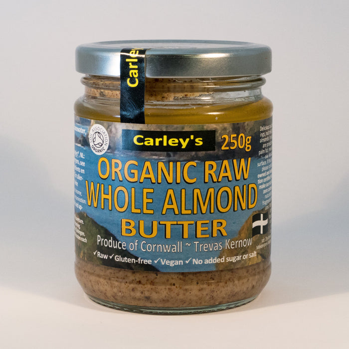 Carley's Organic Raw Almond Butter 6 X 250G