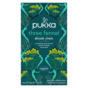 Three Fennel Tea (Org) 21879A Default Title / 4x20Bags