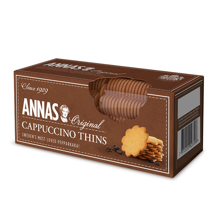 Anna's Cappuccino Coffee Thins 12 x 150G