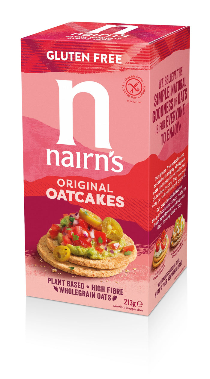 Oatcakes originale di Nairn 8 x 213G