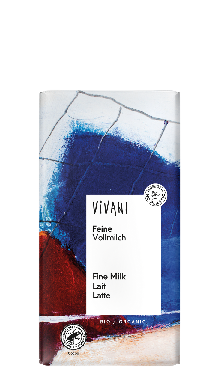 Vivani Milk Chocolate Bar 10 x 100 g