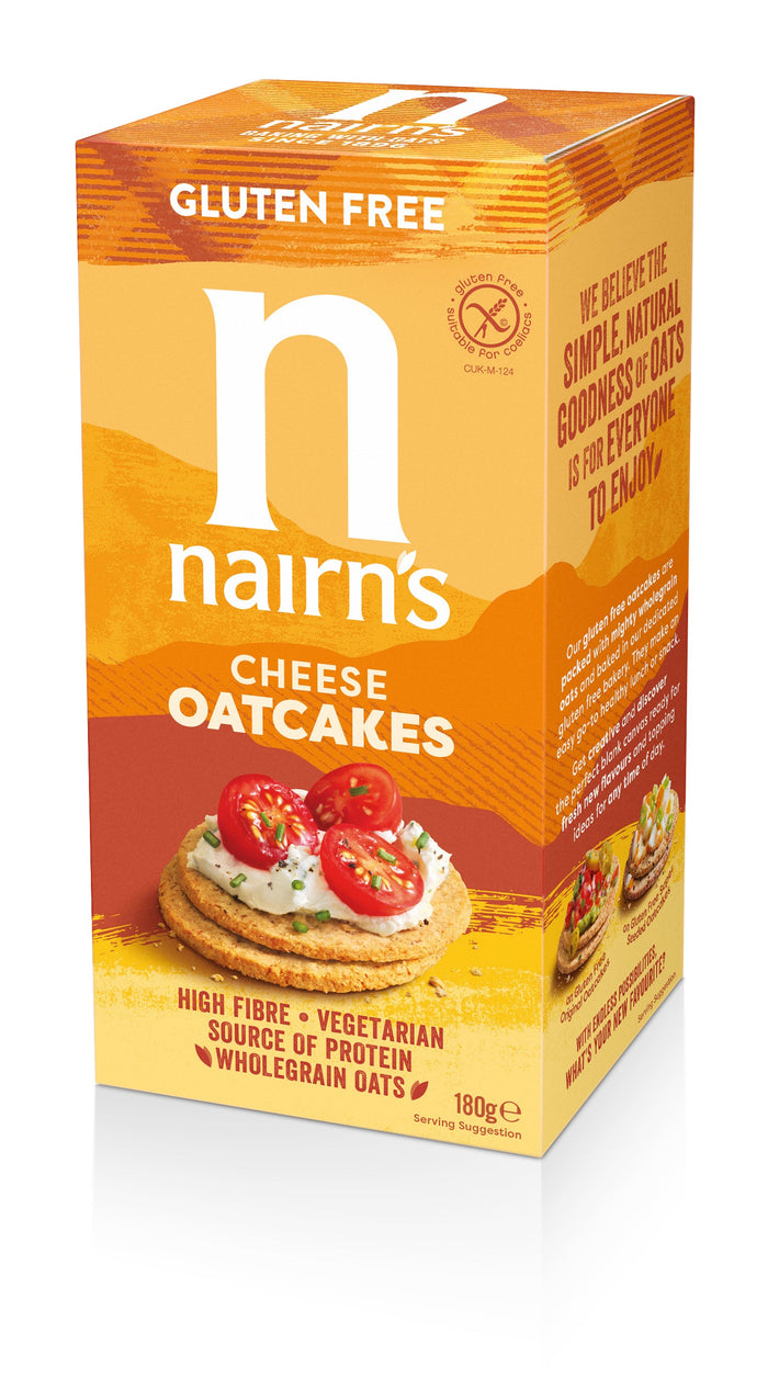 Nairns Cheese Oatcakes 8 x 180g