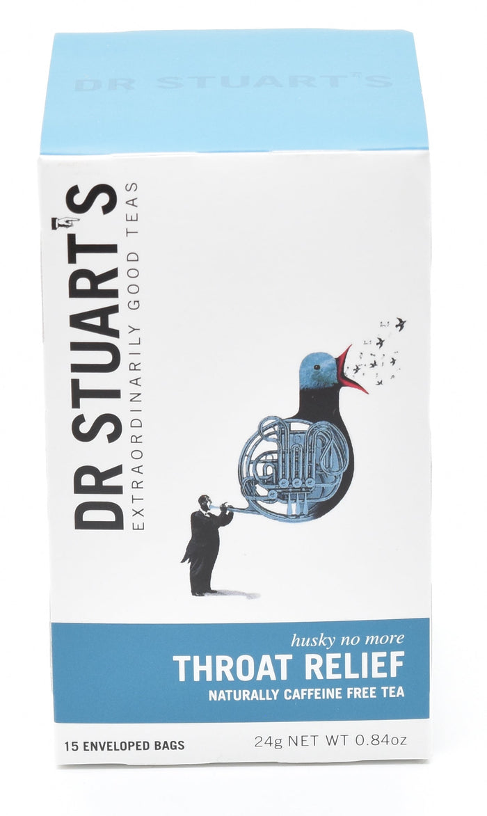 Dr Stuart's Throat Relief Tea 15 Bags x 4