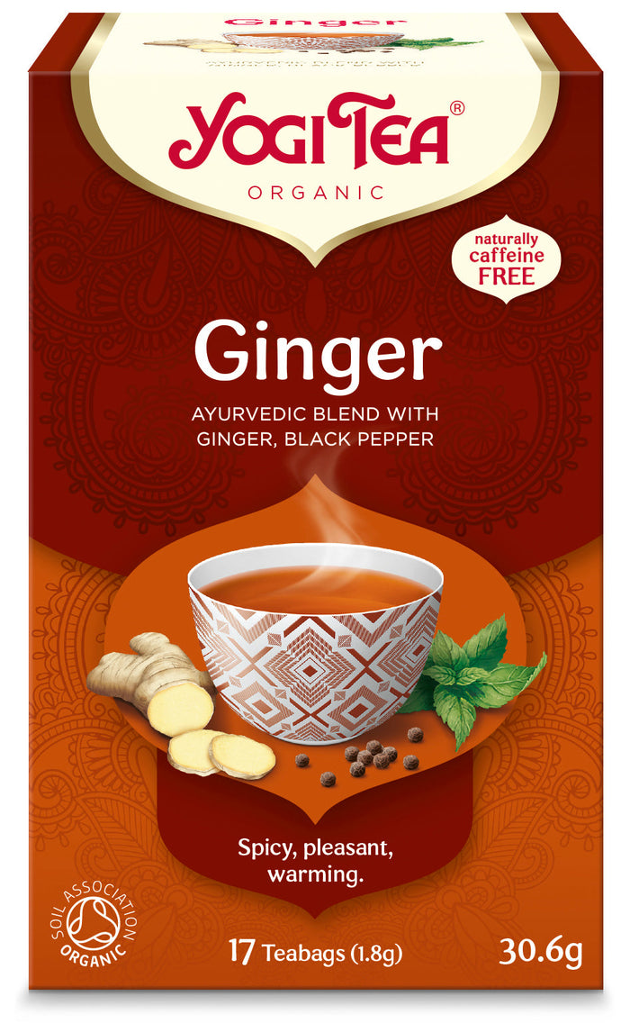 Yogi Tea Ginger 17 Bags x 6