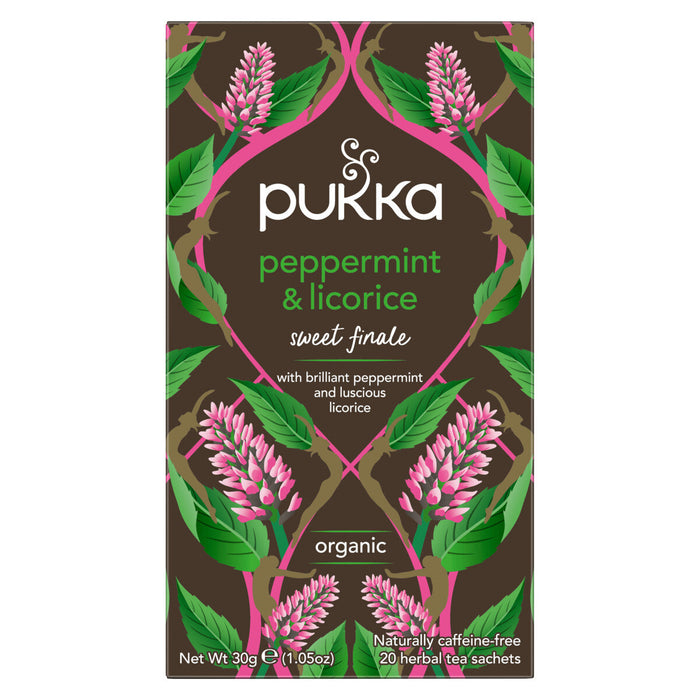 Pukka Peppermint & Lakrizentee 20 Taschen x 4