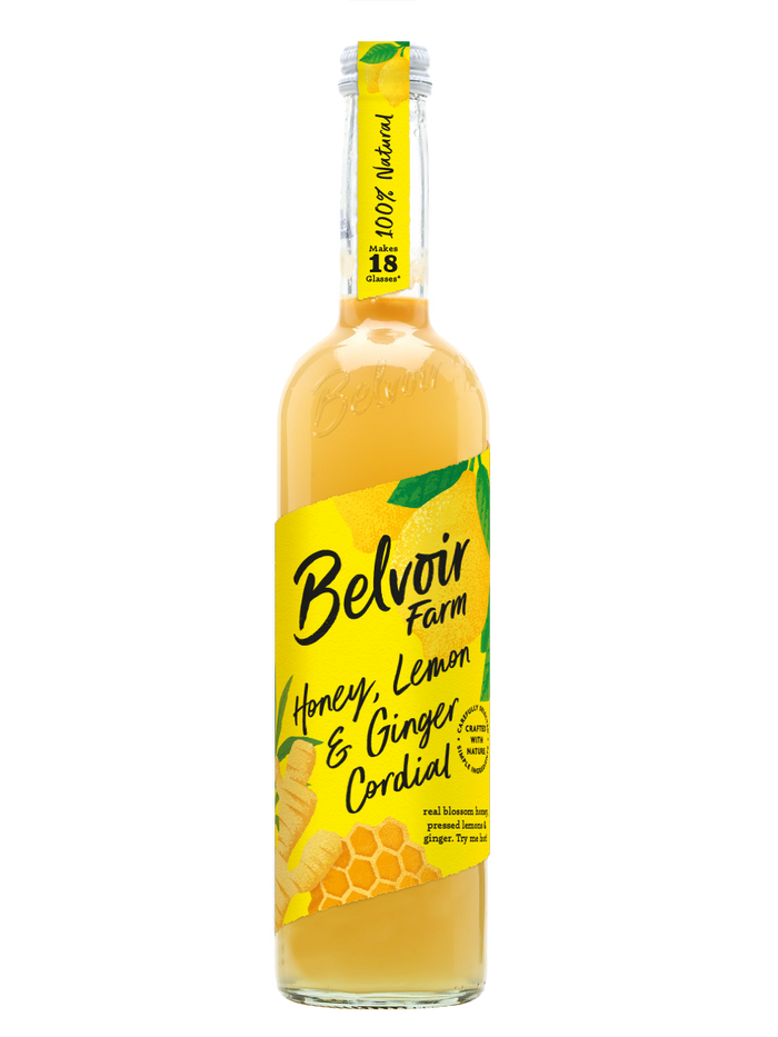 Belvoir Honey, Zitrone & Ginger Cordial 6 x 500 ml