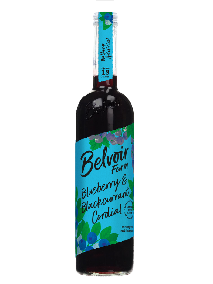 Belvoir Blueberry & Blackcurrant Cordial 6 x 500ml