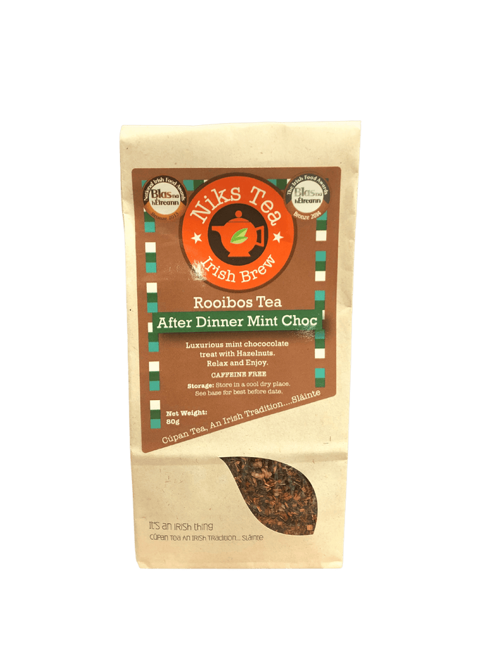 Niks Tea Rooibos nach Abendessen Mint Choc 80g