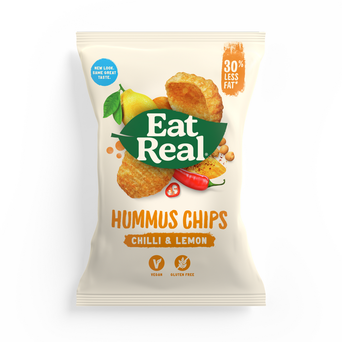 Eet Real Chilli & Lemon Hummus Chips 10 x 135G