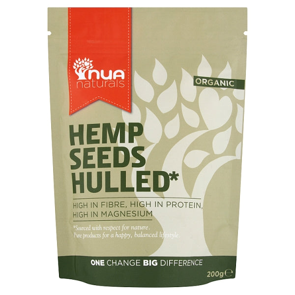 Nua Naturals Organic Hanvre Seeds Hulled 200g