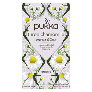 Pukka Three Chamomile Tea 20 Bags x 4