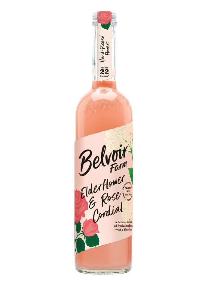 Belvoir Elderflower & Rose Cordial 6 x 500 ml