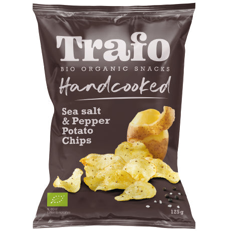 Trafo Handcooked Chips Sea Salt & Pepper 10 x 125g