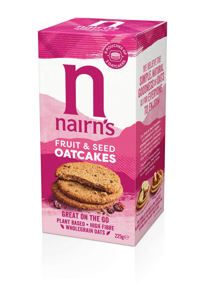 Nairn's Fruit & Seed Oatcakes 8 x 225g