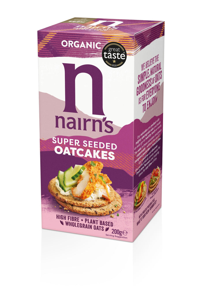 Nairn's Super Seeded Oatcakes 8 x 200g