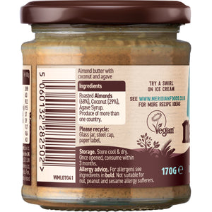 Almond & Coconut Butter Smooth 37205B Case-6x170g