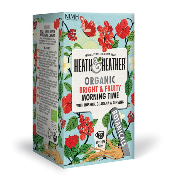 Heath & Heather Organic Morning Time Tea 20 sacs x 6