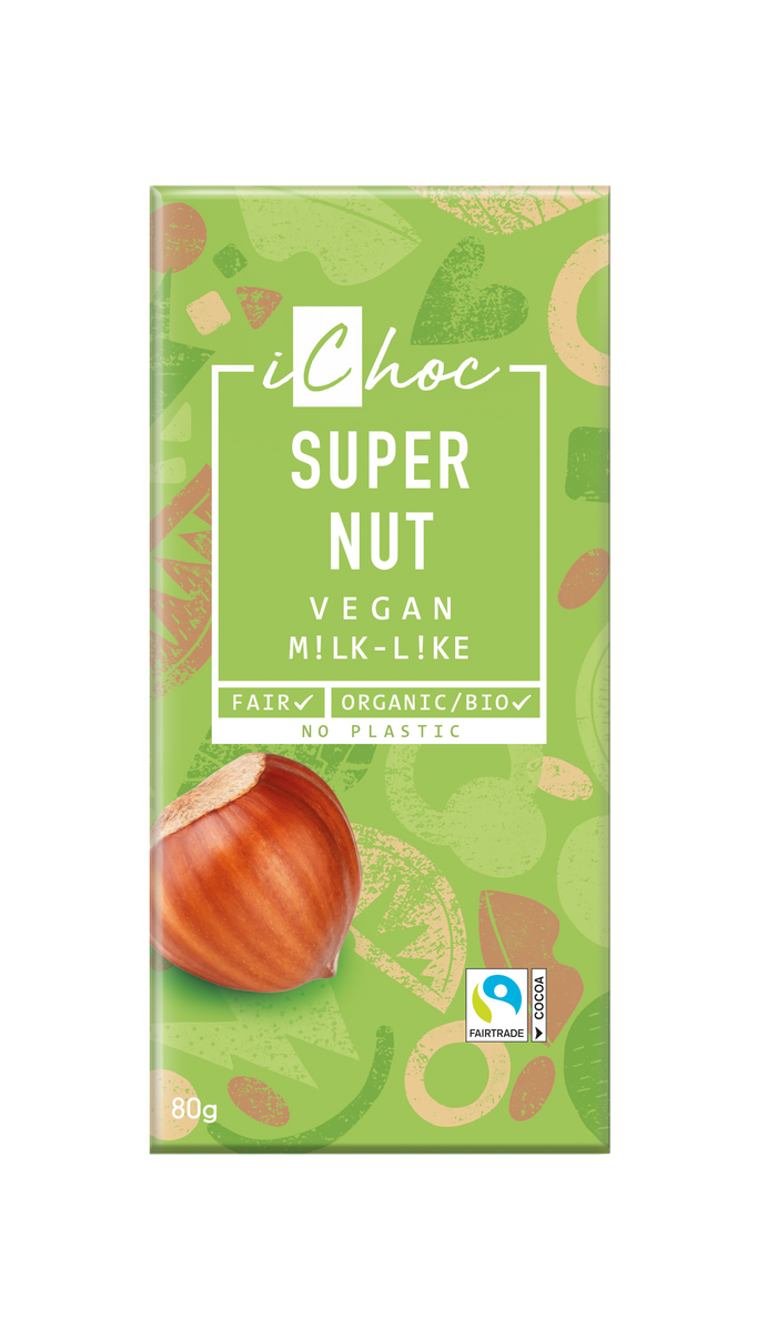 Ichoc Super Noot Rice Chocolate Bar 10 x 80G